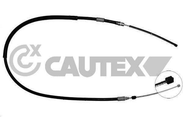 Cautex 762436 Cable Pull, parking brake 762436: Buy near me in Poland at 2407.PL - Good price!