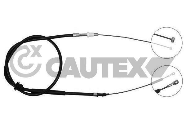 Cautex 762873 Cable Pull, parking brake 762873: Buy near me in Poland at 2407.PL - Good price!