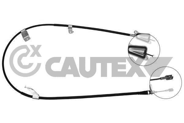 Cautex 069084 Трос стояночного тормоза, комплект 069084: Отличная цена - Купить в Польше на 2407.PL!
