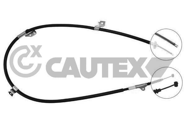 Cautex 069044 Трос стояночного тормоза, правый 069044: Отличная цена - Купить в Польше на 2407.PL!