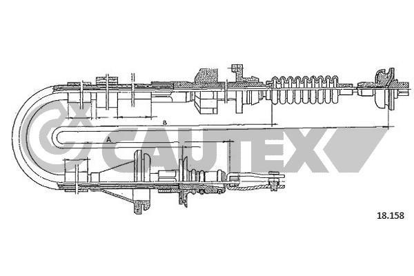 Cautex 761504 Трос, управление сцеплением 761504: Отличная цена - Купить в Польше на 2407.PL!
