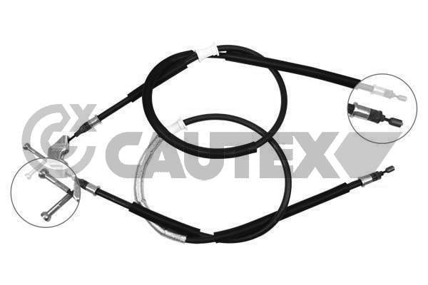Cautex 489036 Cable Pull, parking brake 489036: Buy near me in Poland at 2407.PL - Good price!