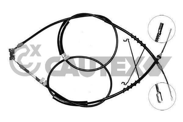 Cautex 088063 Parking brake cable set 088063: Buy near me in Poland at 2407.PL - Good price!