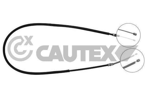 Cautex 025225 Cable Pull, parking brake 025225: Buy near me at 2407.PL in Poland at an Affordable price!