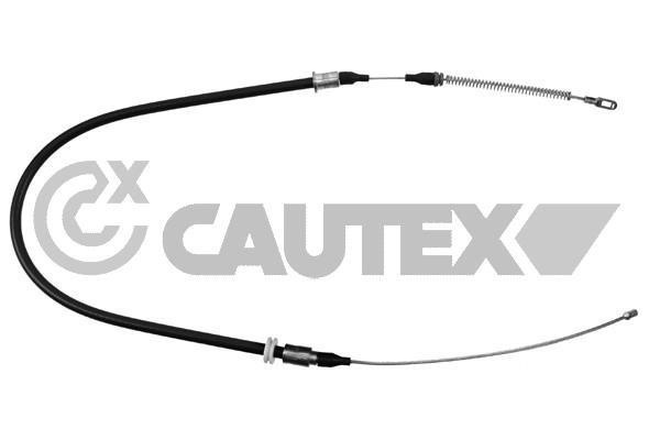 Cautex 489065 Parking brake cable left 489065: Buy near me at 2407.PL in Poland at an Affordable price!