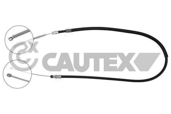 Cautex 762433 Cable Pull, parking brake 762433: Buy near me in Poland at 2407.PL - Good price!