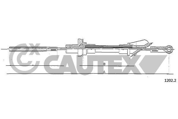 Cautex 766317 Cable Pull, clutch control 766317: Buy near me in Poland at 2407.PL - Good price!
