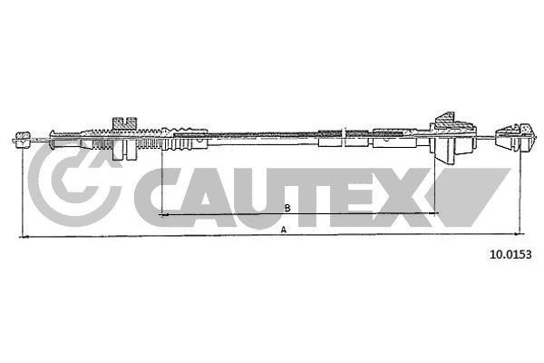 Cautex 761484 Трос акселератора 761484: Купить в Польше - Отличная цена на 2407.PL!