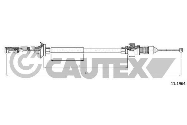 Cautex 766206 Трос акселератора 766206: Отличная цена - Купить в Польше на 2407.PL!