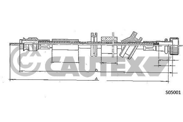 Cautex 766218 Трос привода спідометра 766218: Приваблива ціна - Купити у Польщі на 2407.PL!