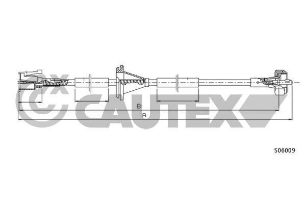Cautex 761829 Трос привода спідометра 761829: Приваблива ціна - Купити у Польщі на 2407.PL!
