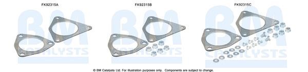 BM Catalysts FK92315 Zestaw montażowy, katalizator FK92315: Dobra cena w Polsce na 2407.PL - Kup Teraz!