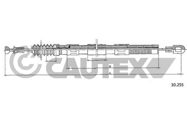Cautex 761900 Трос, управление сцеплением 761900: Отличная цена - Купить в Польше на 2407.PL!