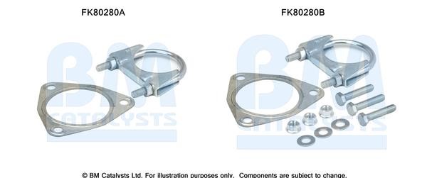 BM Catalysts FK80280 Mounting Kit, catalytic converter FK80280: Buy near me in Poland at 2407.PL - Good price!