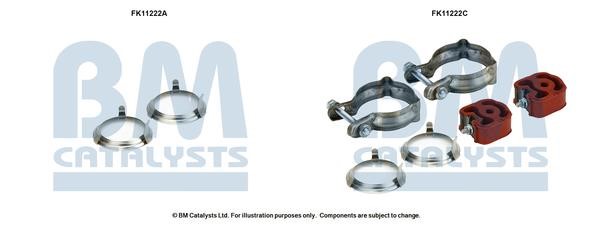 BM Catalysts FK11222 Комплект для монтажу, протисажний/пиловий фільтр FK11222: Приваблива ціна - Купити у Польщі на 2407.PL!