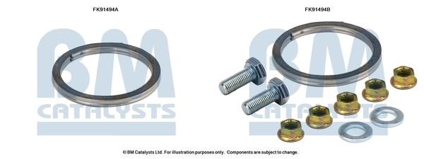 BM Catalysts FK91494 Mounting Kit, catalytic converter FK91494: Buy near me in Poland at 2407.PL - Good price!