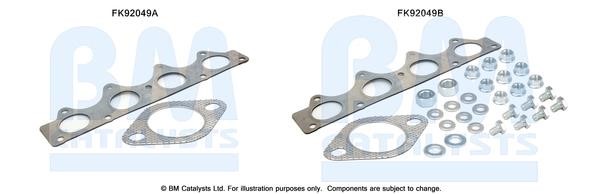 BM Catalysts FK92049 Mounting Kit, catalytic converter FK92049: Buy near me at 2407.PL in Poland at an Affordable price!