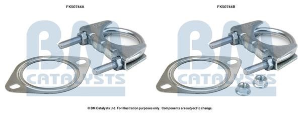 BM Catalysts FK50744 Zestaw montażowy części mocujących układu wydechowego FK50744: Dobra cena w Polsce na 2407.PL - Kup Teraz!