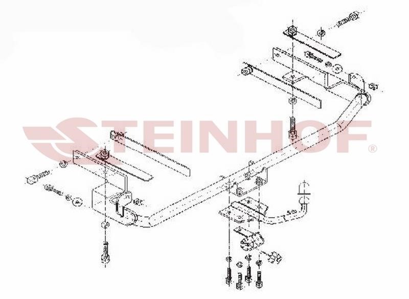 Steinhof F-135 Tow bar F135: Buy near me in Poland at 2407.PL - Good price!