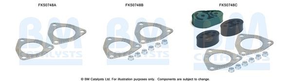 BM Catalysts FK50748 Комплект монтажний кріплень вихлопної системи FK50748: Приваблива ціна - Купити у Польщі на 2407.PL!