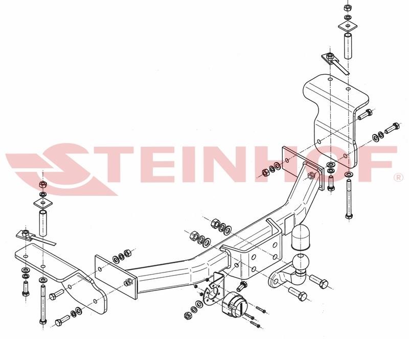 Steinhof S-458 Hak holowniczy S458: Dobra cena w Polsce na 2407.PL - Kup Teraz!