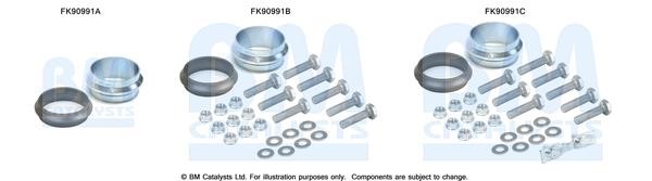 BM Catalysts FK90991 Mounting Kit, catalytic converter FK90991: Buy near me at 2407.PL in Poland at an Affordable price!
