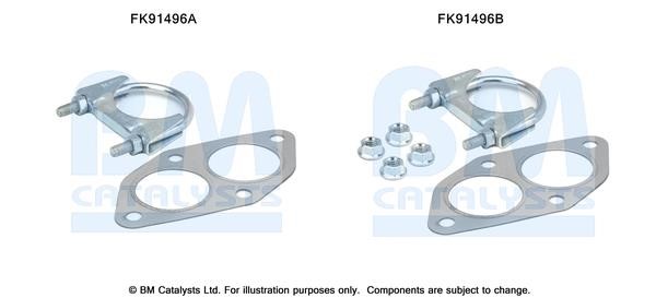 BM Catalysts FK91496 Монтажный комплект, катализатор FK91496: Отличная цена - Купить в Польше на 2407.PL!