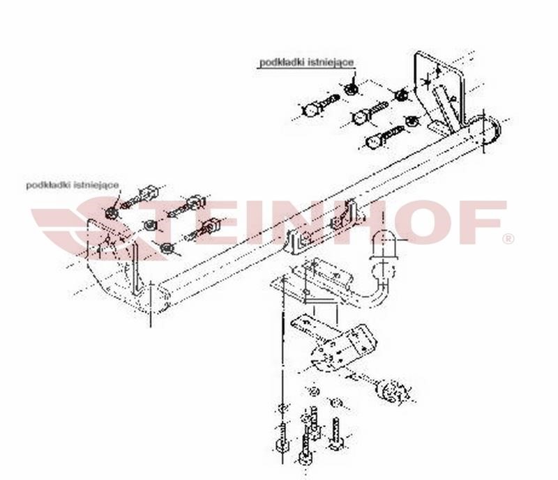 Steinhof T-116 Tow bar T116: Buy near me at 2407.PL in Poland at an Affordable price!