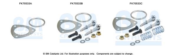 BM Catalysts FK70533 Zestaw montażowy części mocujących układu wydechowego FK70533: Dobra cena w Polsce na 2407.PL - Kup Teraz!