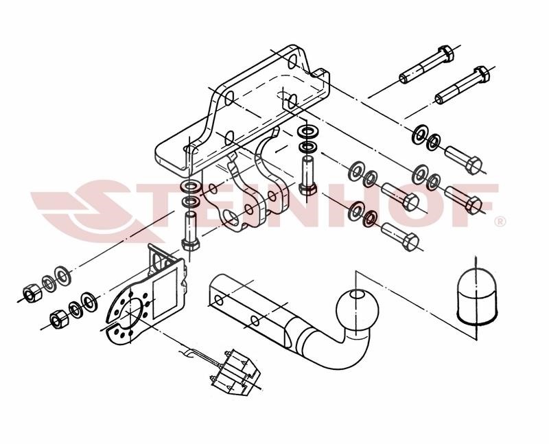 Steinhof T-163 Tow bar T163: Buy near me in Poland at 2407.PL - Good price!