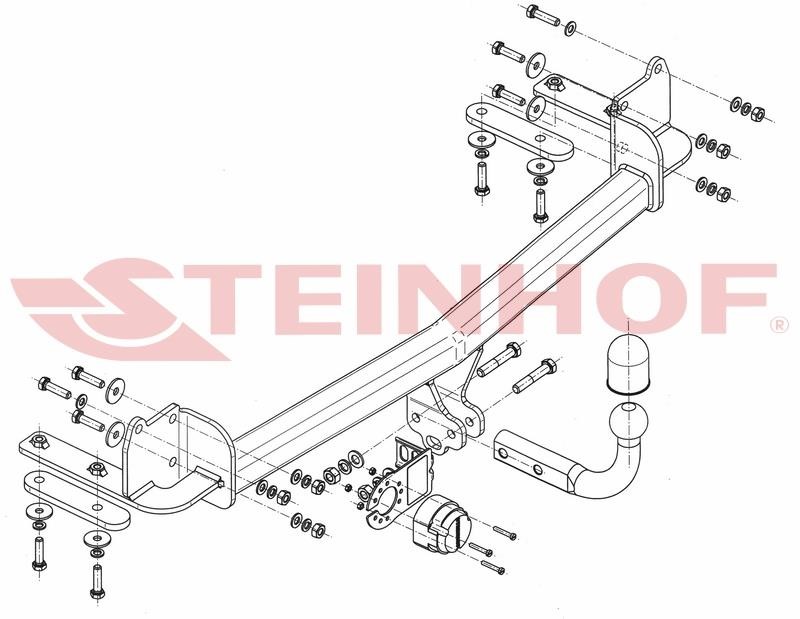 Steinhof M-048 Tow bar M048: Buy near me in Poland at 2407.PL - Good price!