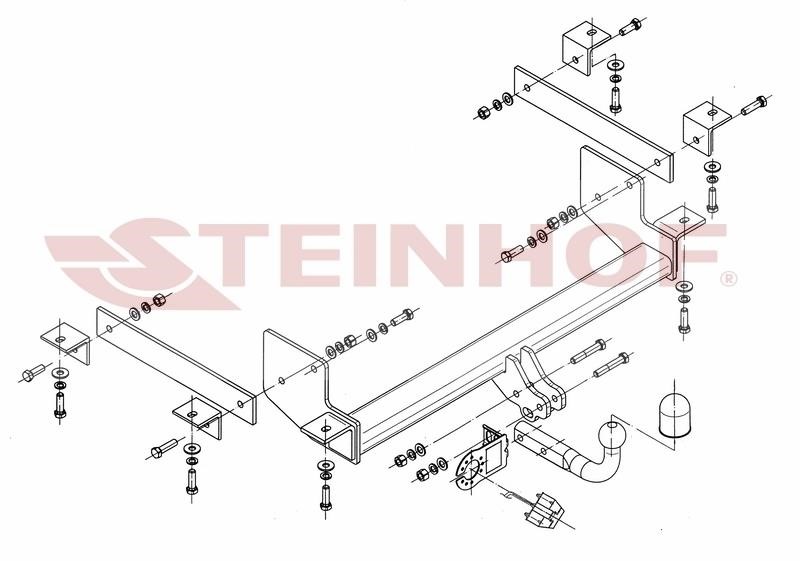 Steinhof R-060 Hak holowniczy R060: Dobra cena w Polsce na 2407.PL - Kup Teraz!