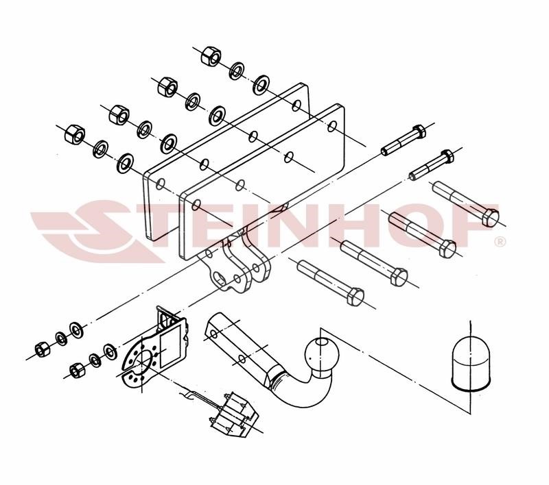 Steinhof J-050/1 Tow bar J0501: Buy near me in Poland at 2407.PL - Good price!