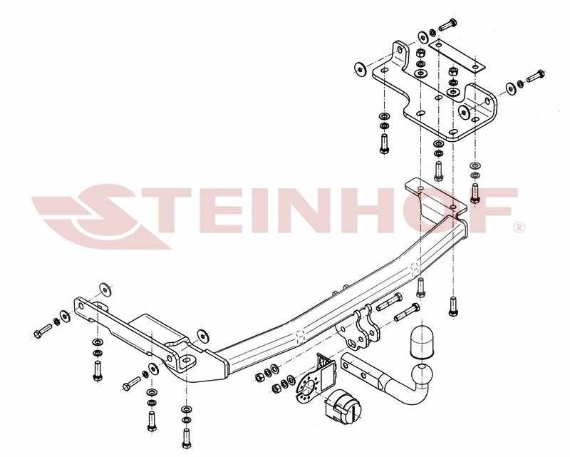 Steinhof N-063 Tow bar N063: Buy near me in Poland at 2407.PL - Good price!