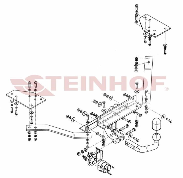 Steinhof V-282 Tow bar V282: Buy near me at 2407.PL in Poland at an Affordable price!