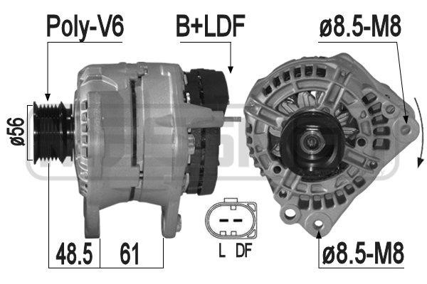 Era 209215 Alternator 209215: Buy near me at 2407.PL in Poland at an Affordable price!