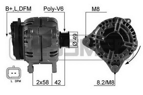 Era 210567A Alternator 210567A: Buy near me at 2407.PL in Poland at an Affordable price!