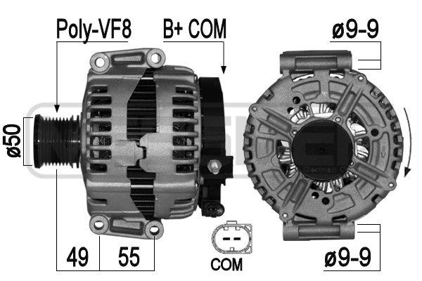 Era 209039A Alternator 209039A: Buy near me at 2407.PL in Poland at an Affordable price!