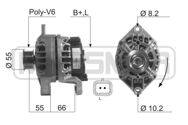 Era 210223A Alternator 210223A: Buy near me at 2407.PL in Poland at an Affordable price!