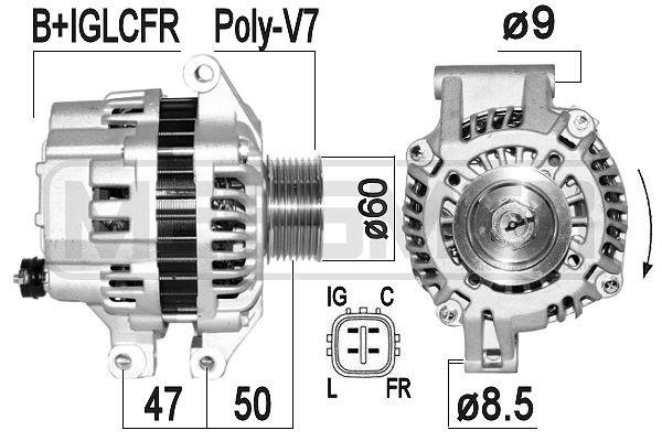 Era 209356A Alternator 209356A: Buy near me at 2407.PL in Poland at an Affordable price!