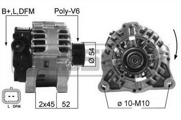 Era 210347A Alternator 210347A: Buy near me at 2407.PL in Poland at an Affordable price!