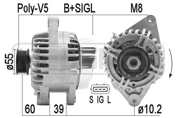 Era 209443A Alternator 209443A: Buy near me at 2407.PL in Poland at an Affordable price!