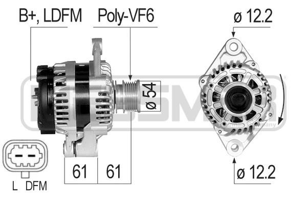 Era 210826A Alternator 210826A: Buy near me at 2407.PL in Poland at an Affordable price!