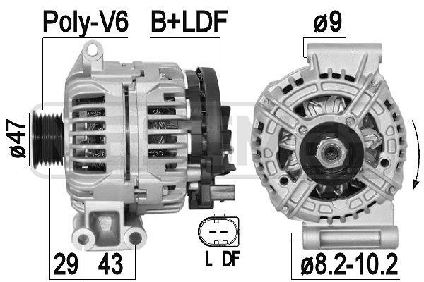 Era 209391A Alternator 209391A: Buy near me at 2407.PL in Poland at an Affordable price!