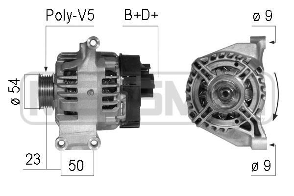 Era 210744A Alternator 210744A: Buy near me at 2407.PL in Poland at an Affordable price!