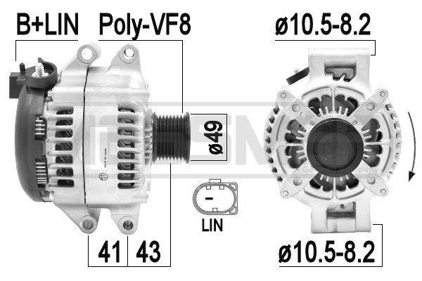 Era 209454 Alternator 209454: Buy near me at 2407.PL in Poland at an Affordable price!