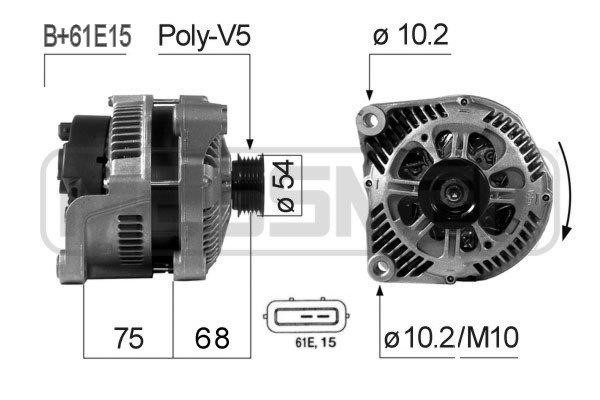 Era 210669A Alternator 210669A: Buy near me at 2407.PL in Poland at an Affordable price!