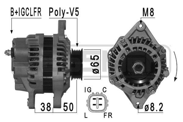 Era 210956A Alternator 210956A: Buy near me at 2407.PL in Poland at an Affordable price!