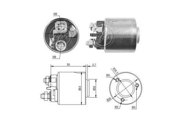 Era 1491 Solenoid switch, starter 1491: Buy near me at 2407.PL in Poland at an Affordable price!