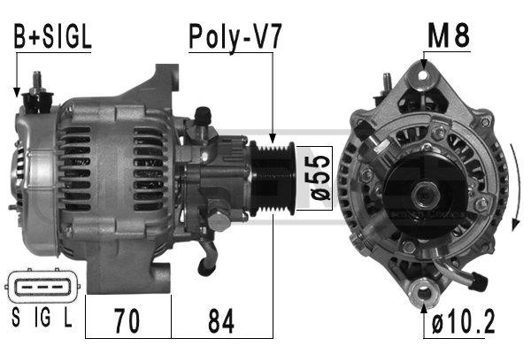 Era 210961A Alternator 210961A: Buy near me at 2407.PL in Poland at an Affordable price!